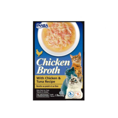 Inaba Churu Broth Chicken & Tuna Recipe Wet Cat Food - 50 gm