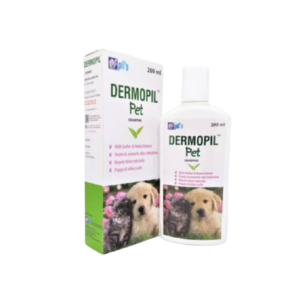 Dermopil pet shampoo with neem extract Flea and Tick, Conditioning, Allergy Relief, Anti-parasitic neem Dog Shampoo