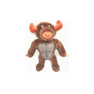 Basil Big Bull Plush Toy with Squeaky
