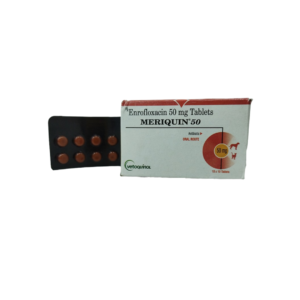 Vetoquinol Meriquin 50mg, 10 Tabs