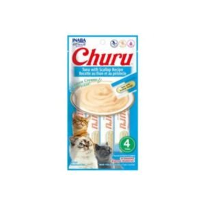 Inaba Churu Tuna With Scallop Recipe Cat Treats, 56 gm