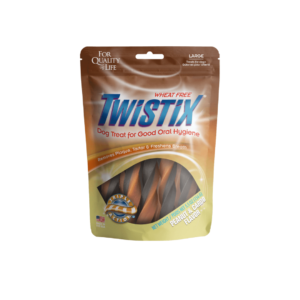 Twistix Peanut and Carob Flavor Large Dog Treats -156 gm