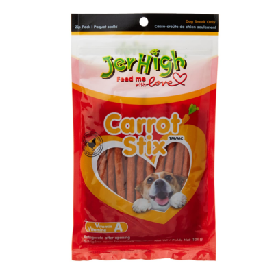 JerHigh Carrot Stix Dog Treats - 100 g