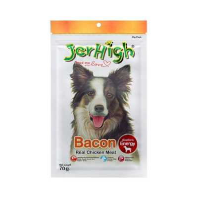 JerHigh Bacon Dog Treats - 70 g