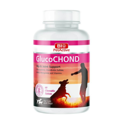 Bio PetActive GlucoCHOND for dogs & cats, 60 tabs