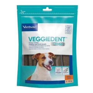 Virbac Veggiedent Oral Hygiene Medium Dog Chew - Medium - 350g