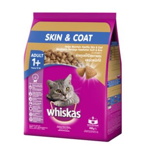 Whiskas Healthy Skin & Coat – Dry Cat Food for Adult Cats