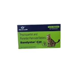 Bandystar for Cat 10-Tabs Deworming for a Healthy