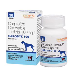 Carodyl 100 mg, 30 Tablets for Dogs
