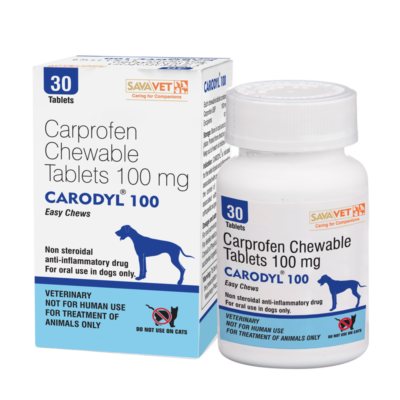 Carodyl 100 mg, 30 Tablets for Dogs