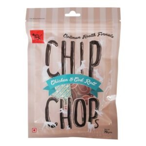 Chip Chops Dog Treats, Chicken and Cod Fish Roll - 250gm