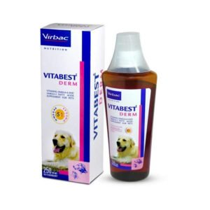 Virbac Vitabest Derm Oral Supplement for Dogs and Cats - 250ml