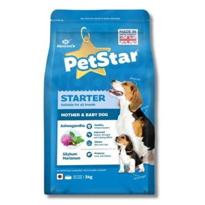 Mankinds PetStar Starter for Mother & Puppy Dry Dog 3kg
