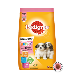 Pedigree Puppy Small Dog Dry Food, Lamb & Milk Flavour