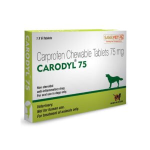 Savavet Carodyl 75gm (Strip of 6 Chewable Tabs) For Dogs
