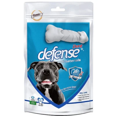 Gnawlers Defense Dent Dental Care Chew Bones For Dogs 7Pc