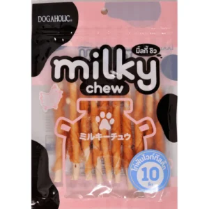 Dogaholic Milky Chew Chicken Stick Style Dog Treats 10Pcs