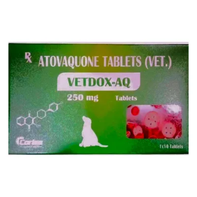 CORISE VETDOX-AQ 250MG (ATOVAQUONE TABLETS) 10-TABLETS FOR DOGS AND CATS